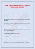 AMRT STUDY GUIDE WITH CORRECT ANSWERS &lpar;LATEST&rpar; 2025 UPDATE&excl;&excl;&period;
