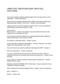 CRMA TEST QUESTIONS 2026 WITH FULL SOLUTIONS