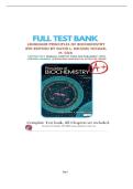 Test Bank for Lehninger Principles of Biochemistry&comma; 8th Edition 2026&sol;2027 &ndash; David L&period; Nelson & Michael M&period; Cox &ndash; All Chapters 1‑28 Verified Questions & Answers