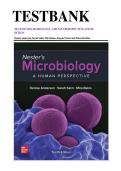 TEST BANK NESTER'S MICROBIOLOGY&colon; A HUMAN PERSPECTIVE&comma; 10TH EDITION Denise Anderson&comma; Sarah Salm&comma; Mira Beins&comma; Eugene Nester and Deborah Allen
