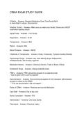 CRMA EXAM STUDY GUIDE