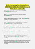 DAU Contracting Certification Exam  UPDATED ACTUAL QUESTIONS AND  CORRECT ANSWERS