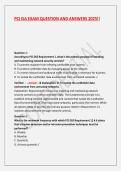 PCI ISA EXAM QUESTION AND ANSWERS 2025&excl;&excl;