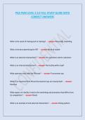 PGA PGM LEVEL 3 3&period;0 FULL STUDY GUIDE WITH CORRECT ANSWERS
