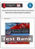 Olds' Maternal-Newborn Nursing & Women's Health Across the Lifespan 11th Edition Test Bank &ndash; Davidson &lpar;All Chapters Covered&rpar;2026 New