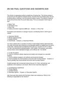 MN 566 FINAL QUESTIONS AND ANSWERS 2026