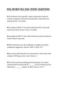 IFDA REVIEW FILE 2026 TESTED QUESTIONS