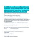 CA 1347 Final exam- Consumer Affairs 1347-Family and Personal Resource Management at Texas State University COMPLETE EXAM LATEST VERSION 2026-2027 QUESTIONS AND 100- Verified ANSWERS&period;pdf