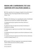 INDIANA MPJE COMPREHENSIVE TEST 2026 QUESTIONS WITH SOLUTIONS GRADED A&plus;