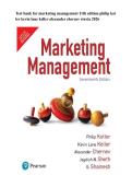 Test bank for marketing management 17th edition philip kotler kevin lane keller alexander chernev stuvia 2026