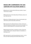 INDIANA MPJE COMPREHENSIVE TEST 2026 QUESTIONS WITH SOLUTIONS GRADED A&plus;