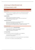 Samenvatting -  Strategische Sociale Communicatie &lpar;UGent&rpar;