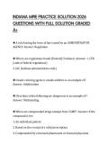 INDIANA MPJE PRACTICE SOLUTION 2026 QUESTIONS WITH FULL SOLUTION GRADED A&plus;