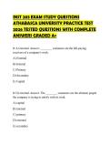 INST 203 EXAM STUDY QUESTIONS ATHABASCA UNIVERSITY PRACTICE TEST 2026 TESTED QUESTIONS WITH COMPLETE ANSWERS GRADED A&plus;