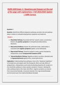 NURS 5359 Exam 1 &vert; Questions and Answers at the end of the page with explanations &vert; Fall 2025&sol;2026 Update &vert; 100&percnt; Correct&period;