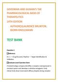 Goodman & Gilman Test Bank 2026 &vert; Advanced Pharmacology Nursing Test Bank &vert; Pharmacological Basis of Therapeutics MCQs Study Guide
