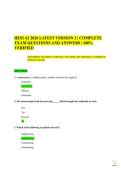 HESI A2 2026 LATEST VERSION 3 &vert; COMPLETE EXAM QUESTIONS AND ANSWERS &vert; 100&percnt; VERIFIED