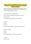 NURS 220 - HEALTH ASSESSMENT &lpar;LATEST UPDATE&rpar; REAL  QUESTIONS AND VERIFIED ANSWERS &vert;100&percnt; CORRECT &vert;  ALREADY GRADED A