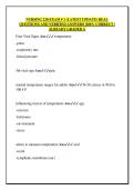 NURSING 220-EXAM &num; 1 &lpar;LATEST UPDATE&rpar; REAL  QUESTIONS AND VERIFIED ANSWERS &vert;100&percnt; CORRECT &vert;  ALREADY GRADED A 