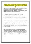NURS 220 UNIT 2 &lpar;LATEST UPDATE&rpar; REAL QUESTIONS AND  VERIFIED ANSWERS &vert;100&percnt; CORRECT &vert; ALREADY GRADED  A