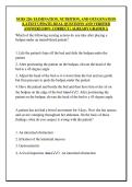 NURS 220&colon; ELIMINATION&comma; NUTRITION&comma; AND OXYGENATION  &lpar;LATEST UPDATE&rpar; REAL QUESTIONS AND VERIFIED  ANSWERS &vert;100&percnt; CORRECT &vert; ALREADY GRADED A