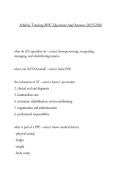  Athletic Training BOC Questions And Answers 2025&sol;2026