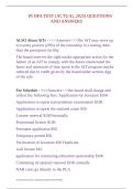 IN HFA TEST &lpar;ACTUAL 2025&rpar; QUESTIONS AND ANSWERS