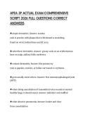 APEA 3P ACTUAL EXAM COMPREHENSIVE SCRIPT 2026 FULL QUESTIONS CORRECT ANSWERS