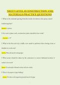 NICET Level II Construction & Materials &ndash; Practice Questions with Verified Answers