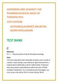 Goodman & Gilman Test Bank 14th Ed &vert; Advanced Pharmacology Nursing Test Bank 2026 &vert; Full MCQs & Rationales