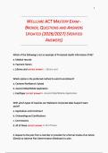 WELLCARE ACT MASTERY EXAM -  BROKER&comma; QUESTIONS AND ANSWERS  UPDATED &lpar;2026&sol;2027&rpar; &lpar;VERIFIED  ANSWERS&rpar;
