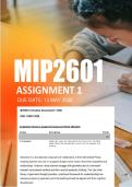 MIP2601 Assignment 1 ANSWERS Semester 1 2026 - Due 13 May 2026