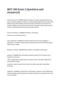 MGT 330 Exam 2 Questions and Answers