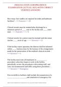INDIANA STATE JURISPRUDENCE EXAMINATION &lpar;ACTUAL 2025&rpar; WITH CORRECT VERIFIED ANSWERS