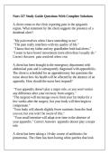 Nurs 327 Study Guide Questions With Complete Solutions