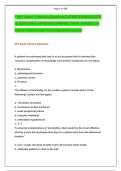 &OpenCurlyDoubleQuote; NP1 Exam 1 Review Questions&rdquo;LATEST EXAM SOLVED   QUESTIONS & ANSWERS VERIFIED 100&percnt;  GRADED a&plus;  &lpar;latest version&rpar; well revised guarantee pass