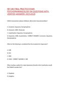 NR 546 FINAL PRACTICE EXAM PSYCHOPHARMACOLOGY 84 QUESTIONS WITH VERIFIED ANSWERS 2025&sol;2026&comma;100&percnt;CORRECT
