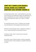 APRP TESTS COMPILATION BUNDLE ACTUAL EXAMS 2026 COMPLETE QUESTIONS AND ANSWERS GRADED A&plus;