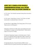 APRP TESTS COMPILATION BUNDLE COMPREHENSIVE EXAMS 2026 TESTED QUESTIONS AND SOLUTIONS GRADED A&plus;APRP TESTS COMPILATION BUNDLE COMPREHENSIVE EXAMS 2026 TESTED QUESTIONS AND SOLUTIONS GRADED A&plus;