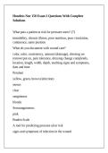 Hondros Nur 150 Exam 2 Questions With Complete Solutions