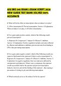 ASU BIO 340 EXAM 3 EXAM SCRIPT 2026 NEW GUIDE TEST BANK SOLVED 100&percnt; ACCURATE