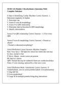 NURS 143-Module 3 Dysrhythmia's Questions With Complete Solutions
