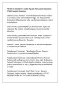 NURS143 Module 3 Cardiac System Assessment Questions With Complete Solutions