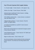 Nurs 2750 week 6 Questions With Complete Solutions