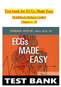 Test Bank&colon; ECGs Made Easy 6th Edition by Barbara J&period; Aehlert &ndash; Complete Chapters 1-10 PDF &ndash; Instant Download