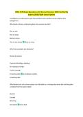 WGU C170 Exam Questions with Correct Answers 100&percnt; Verified By  Experts
