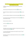 WGU C170 Exam Questions with Correct Answers 100&percnt; Verified By  Experts