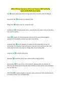 WGU C170 Exam Questions with Correct Answers 100&percnt; Verified By  Experts
