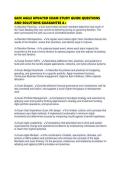 SAFE AGILE UPDATED EXAM STUDY GUIDE QUESTIONS AND SOLUTIONS GUARANTEE