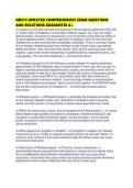 NR574 UPDATED COMPREHENSIVE EXAM QUESTIONS AND SOLUTIONS GUARANTEE 